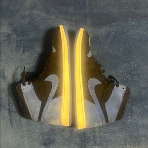 Men's Black and Gray Sneakers